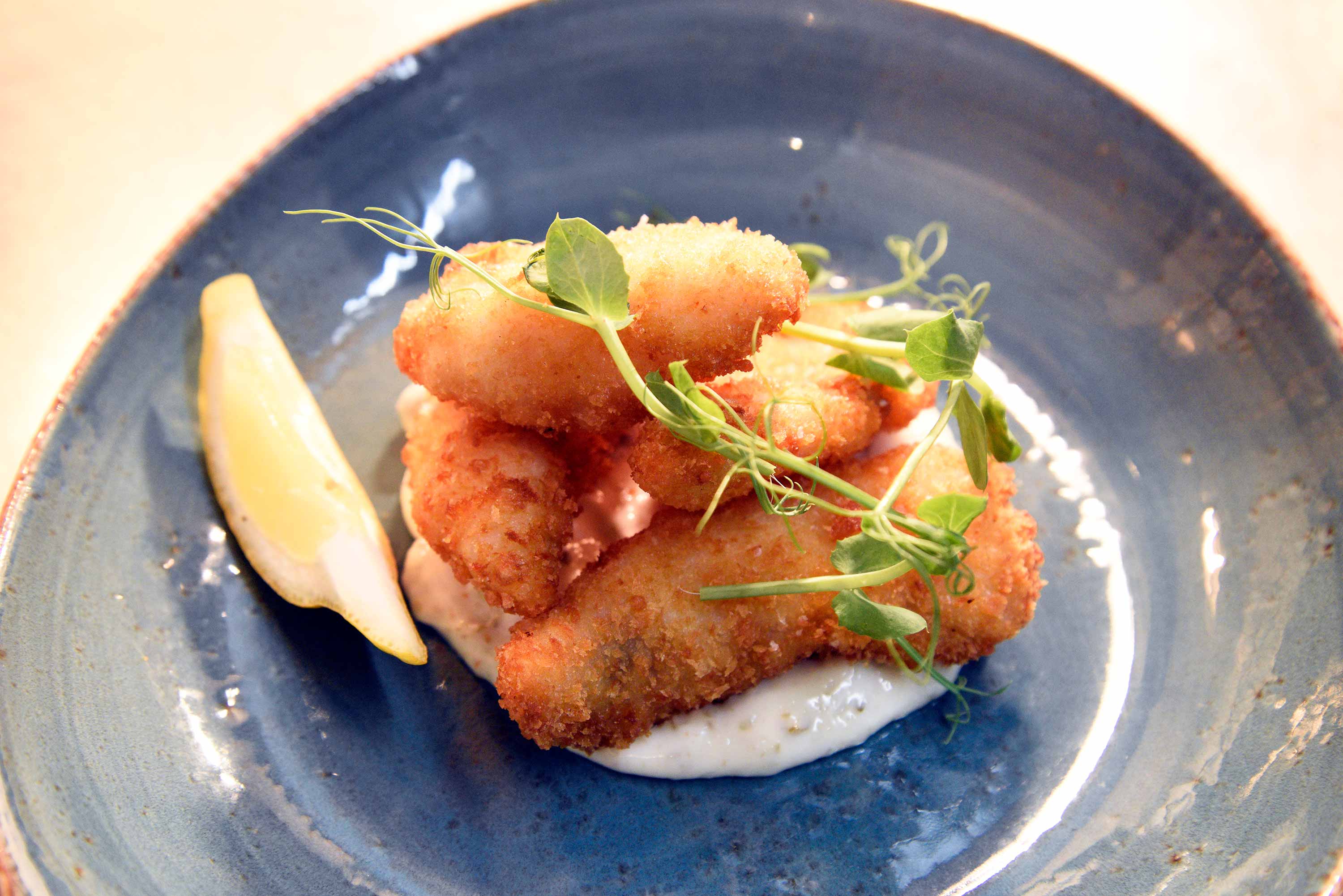 Enjoy Wholesome classics at Sea Breezes restaurant on Portree Pier such as Scampi and Steak and Chips