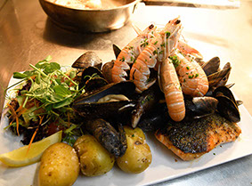 Sea Breezes offer Seafood Platters containing Langoustines Mussels Salmon and more