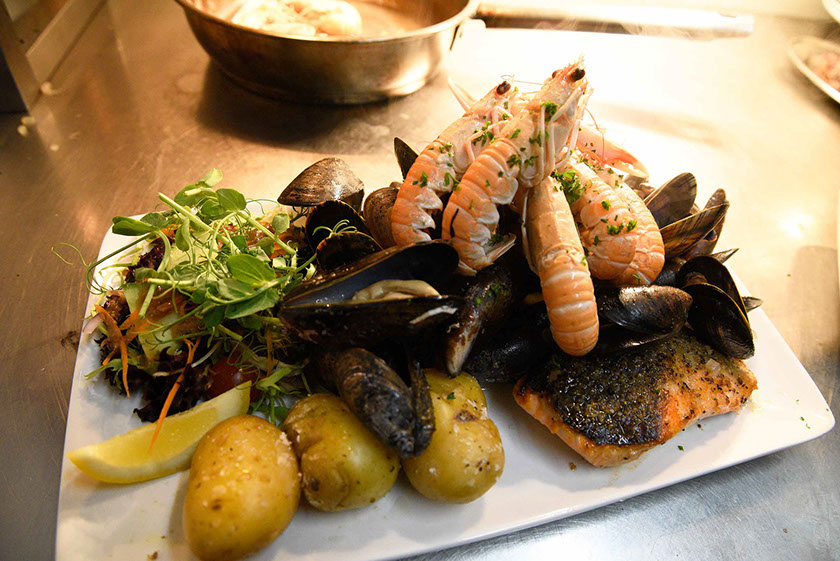 Sea Breezes offer Seafood Platters containing Langoustines Mussels Salmon and more