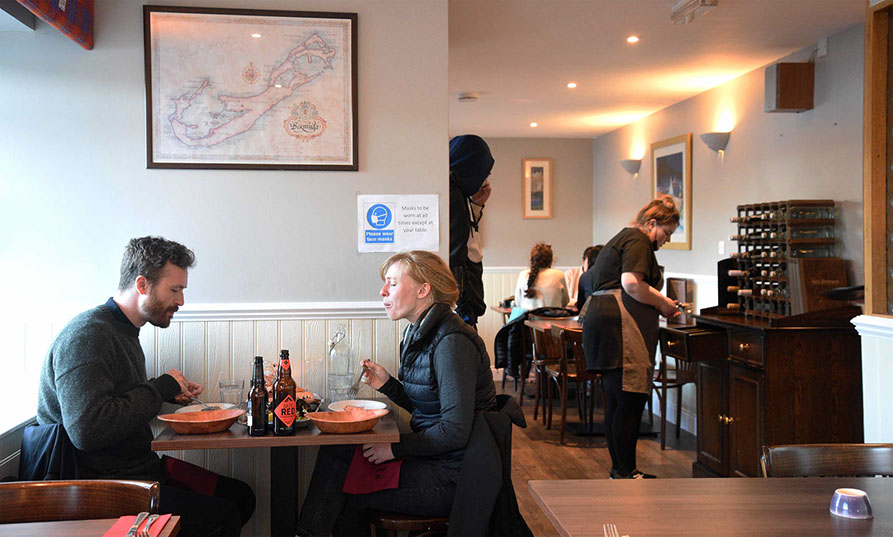 Sea Breezes Restaurant is a Popular Seafood restaurant in Portree